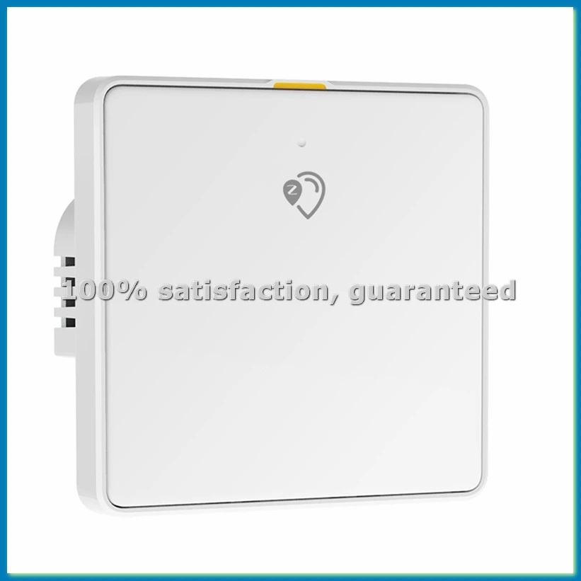 

Умный настенный выключатель-монитор 20А 4000Вт Tuya Zigbee RF433 для водонагревателя с AI-ассистентом, белый - ABHG