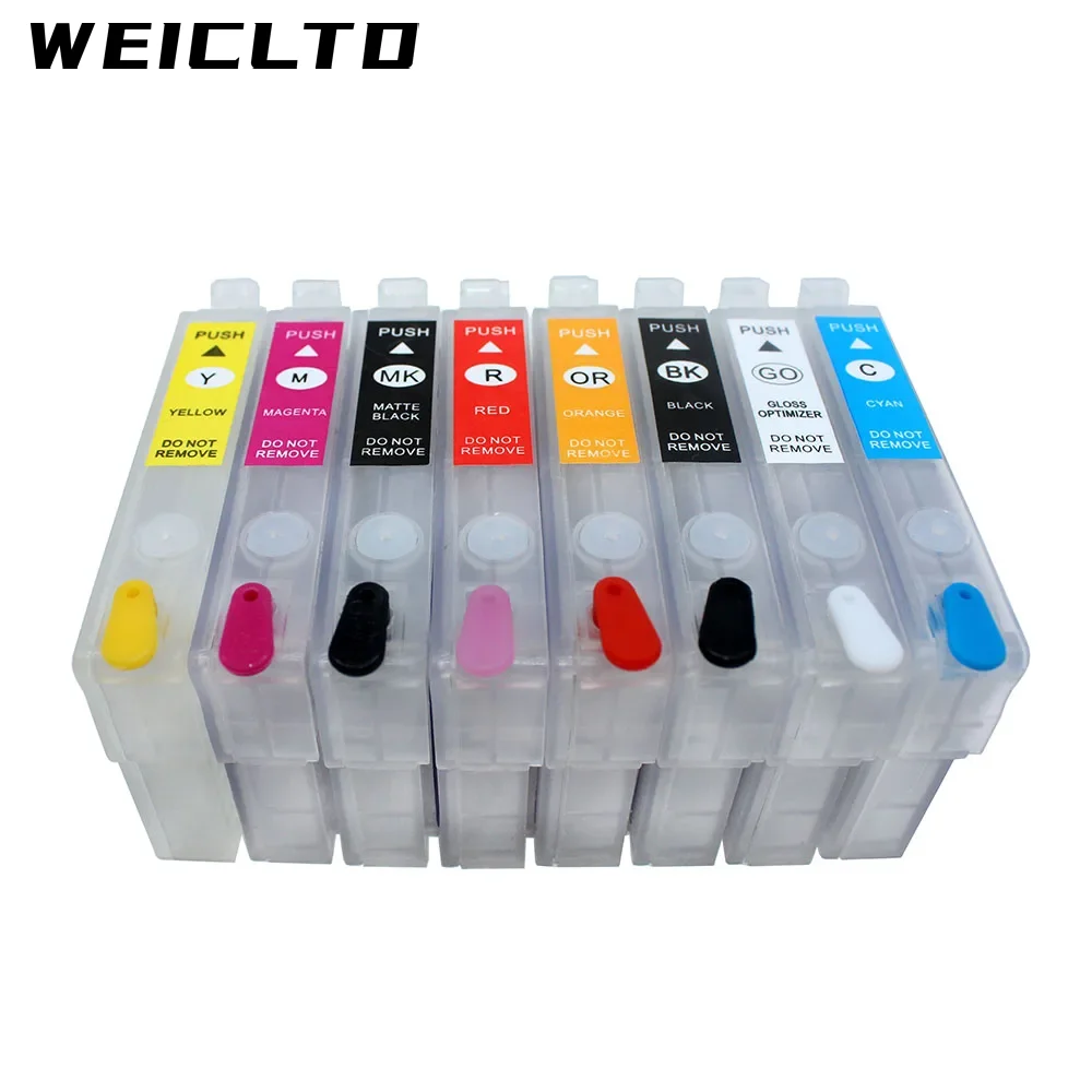 Cartucho de tinta de recarga 8 cores R2000 T1590-T1599 com chip ARC para impressora Epson Stylus Photo R2000