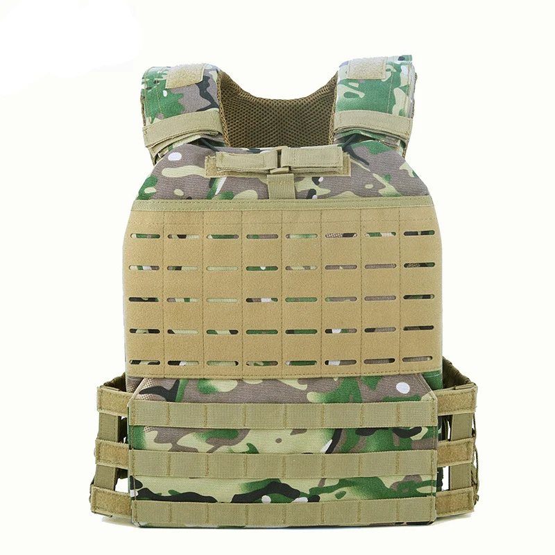 Outdoor Sports Body Armor Combat Assault Vest Waistcoat Tactical Molle Vest Plate Carrier Vest