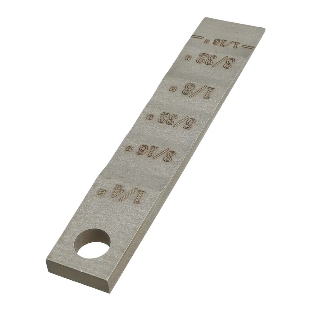 Small Pipe Spacer Wedge Gauge Set 2 pcs 1/16 to 1/4 Inch Metal Tool for Welding Gap Control and Post Weld Tasks
