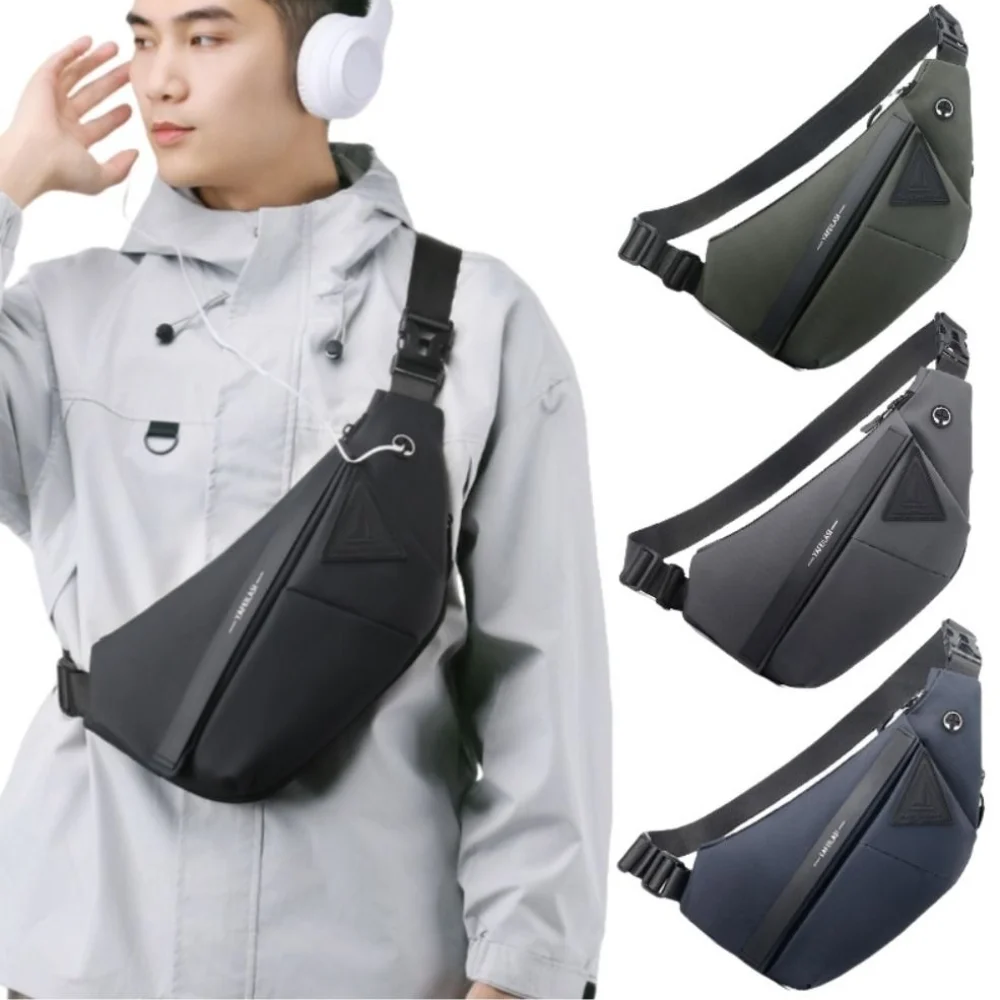 

Fashion Nylon Men Messenger Bags Large-Capacity Anti-Theft Shoulder Bag Multifunctional Waterproof Men Crossbody Bag Outdoor