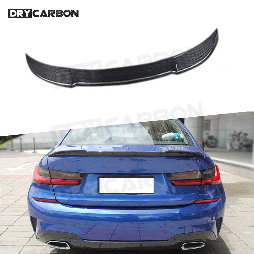 

Carbon Fiber Rear Spoiler Boot Trunk Bumper Wings For BMW 3 Series G20 320i 330i Spoiler 2019-2020 Car Styling Body Kits