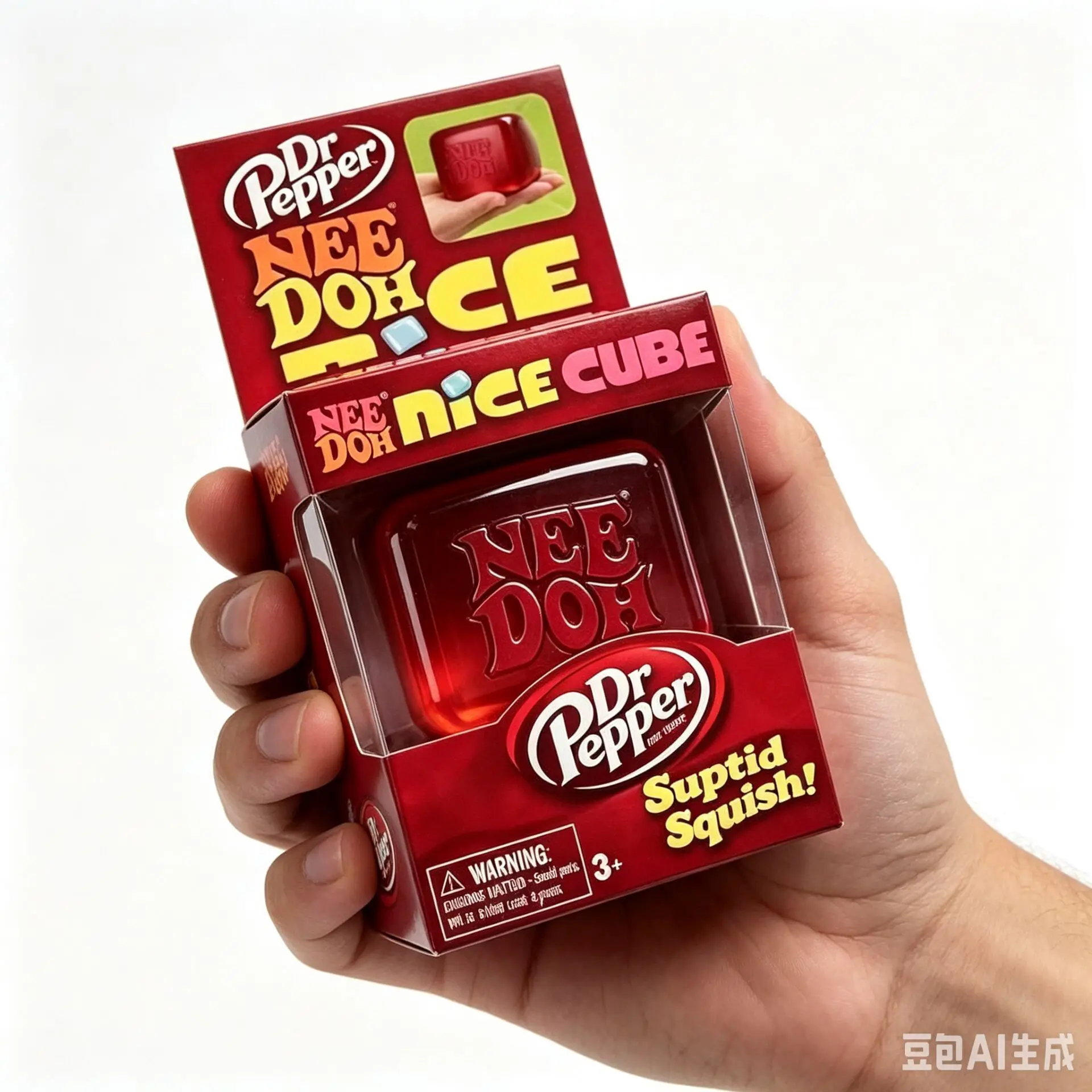 Schylling Needoh Nice Cube Sensory Nice-Sicle Stress Relief Squishy Cube Anti-Anxiety Squeeze Object For Focus ADHD Population