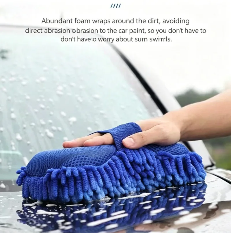 

Special Car Wash Sponge, Auto Beauty Cleaning Sponge, Water Absorbent & Decontaminating Sponge for Cars