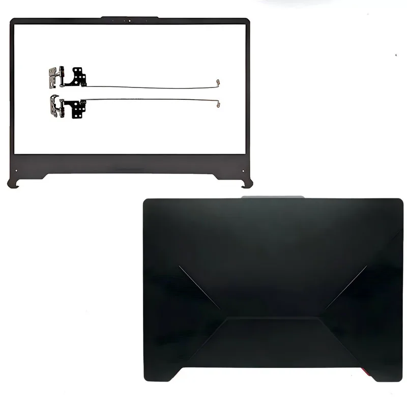 New LCD Back Cover&Bezel&Hinges For ASUS A15 F15 FA506 FX506 FX506H FA506Q Plastic Version
