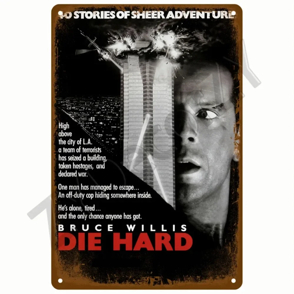 1 قطعة سينما كلاسيكية تين تسجيل أفلام الرجعية علامة معدنية لوحة عتيقة بار نادي للجدار فن الديكور ديكور الفيلم القديم اللوحة ملصق #2