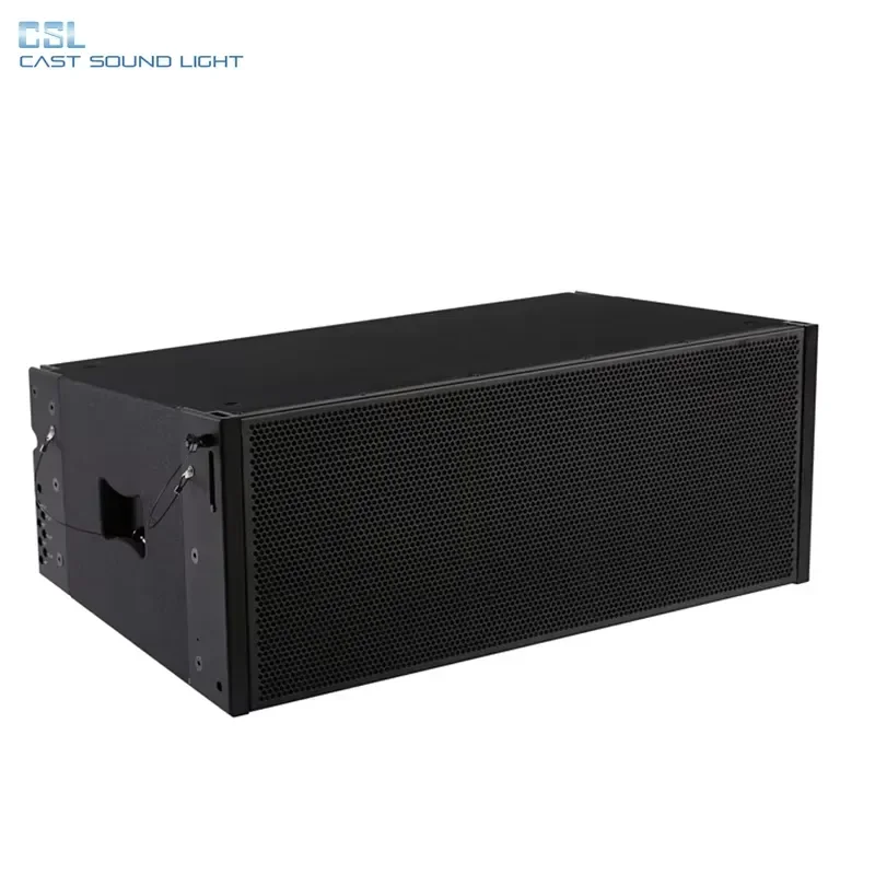 Professional Dual 12 Inch Wooden Line Array Speaker System for DJ Stage Concert PA Sound Reinforcement High Power Audio