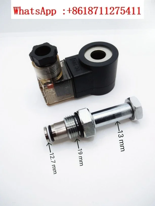 

LSV2-08-2NOP Hydraulic Normally Open Check Solenoid Valve Spool Hydraulic Station On-Off Power Long Open Valve