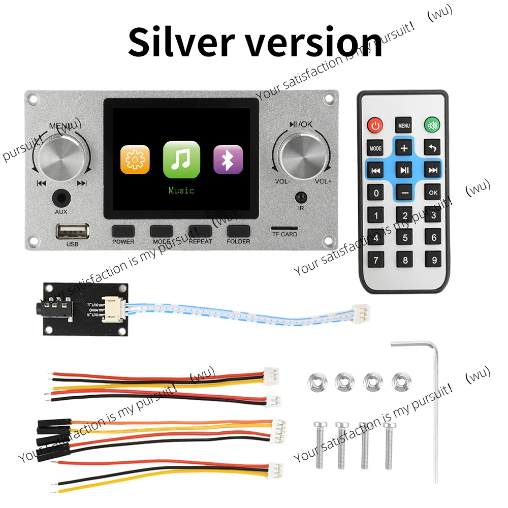 

2.8-inch TFT amplifier Bluetooth DC 4.5-5.0V 5W MP3 car audio USB TF FM radio module MP3 player color screen