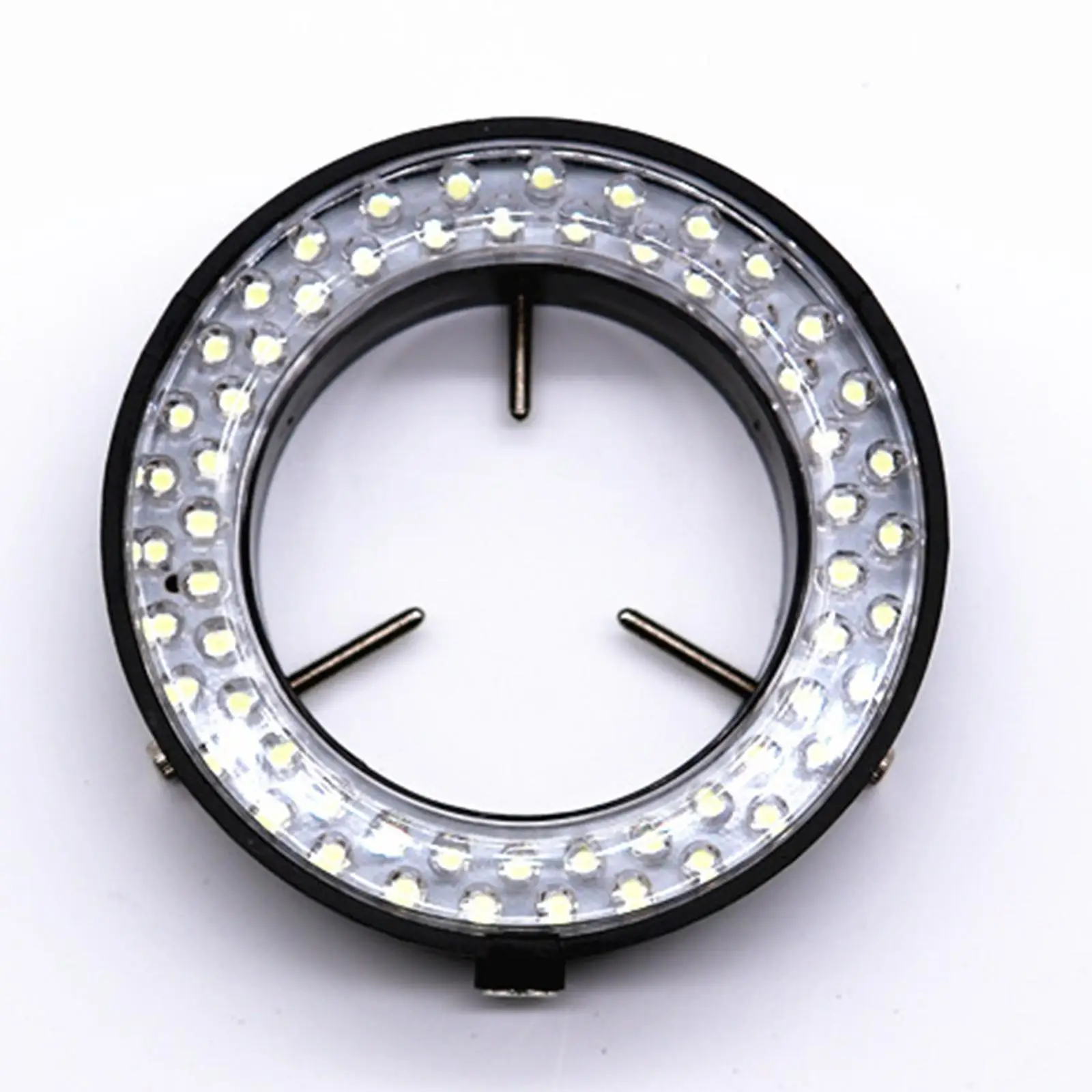 Adjustable Microscope LED Ring Light 60 Beads High Brightness Illuminator Kit for Industrial Digital Microscopy