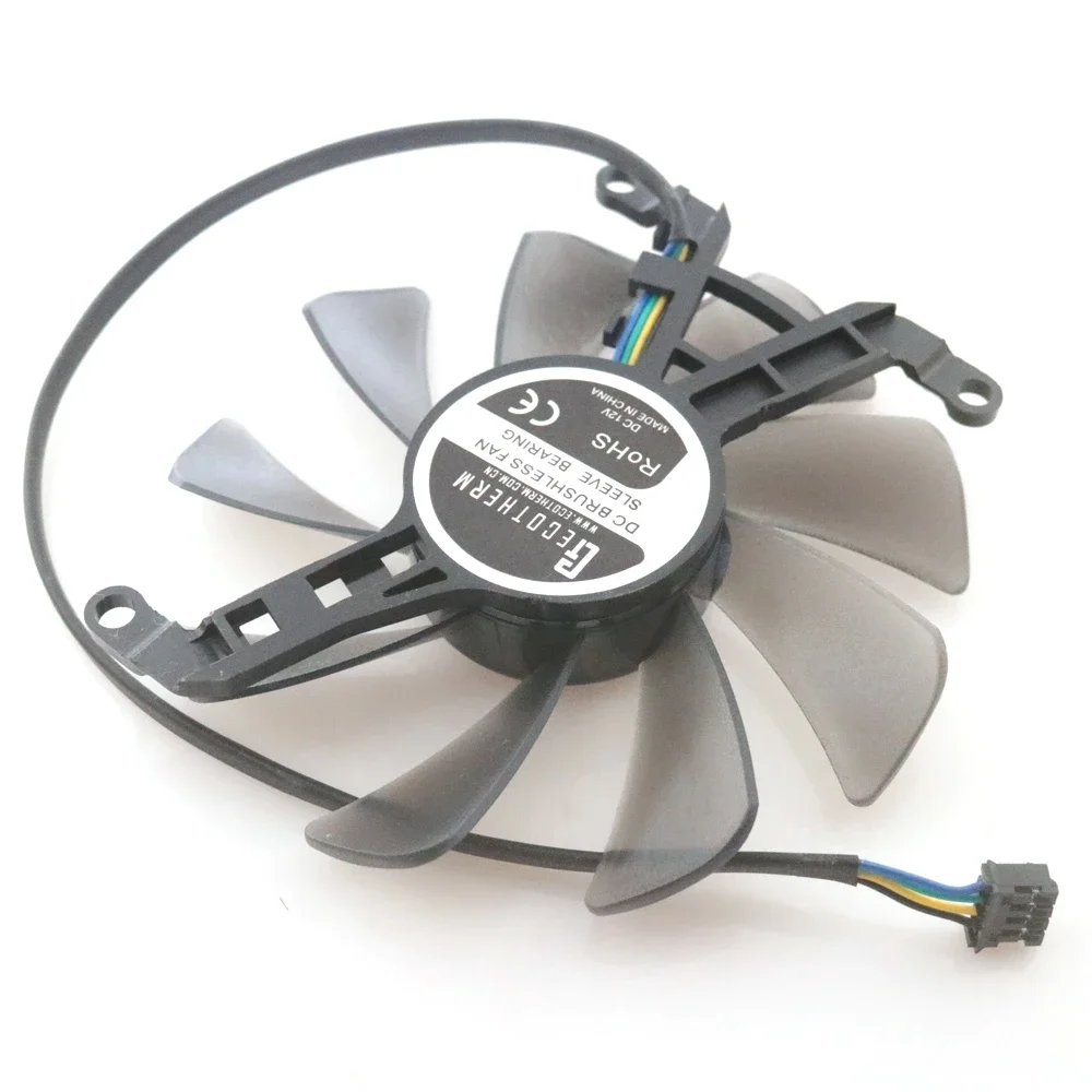 2pcs/Lot DC BRUSHLESS Fan GFY09010E12SPA 85mm 4Pin For GAINWARD RTX3050 RTX3060 3060ti Wind Chaser EX Graphics Card Cooling Fan - view 5