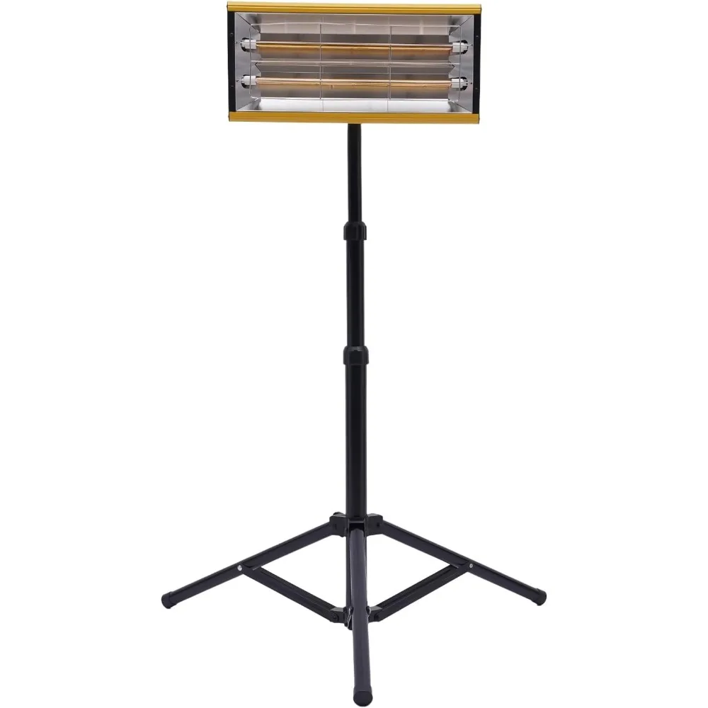 

Infrared Paint Curing Lamp, 2000W Height and Angle Adjustable Shortwave Infrared Paint Baking Lamp with Timer Function