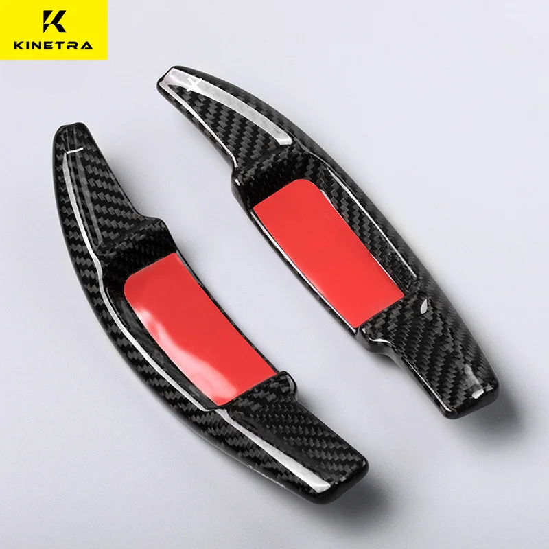 

For 2021 Mercedes-Benz S-Class E260 Real Carbon Fiber 2pcs/lot Car Steering Wheel Shift Paddle Shifter Extension Replacement