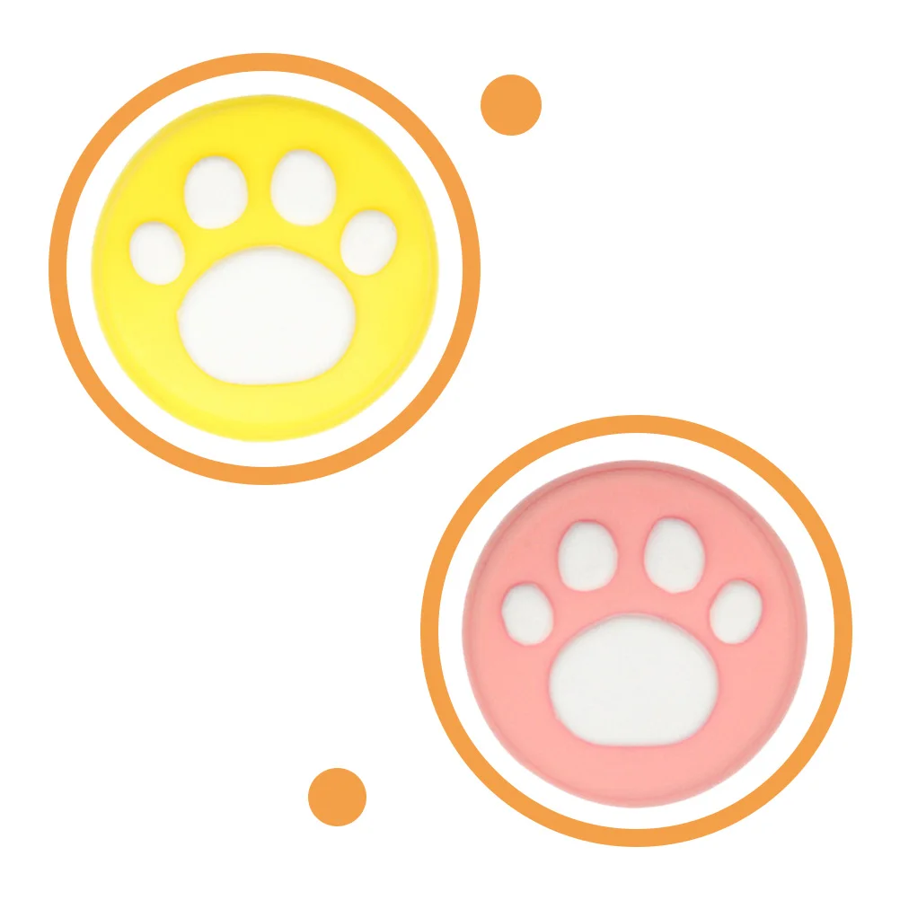 

1Set Cat Paw Joystick Caps Premium Silicone Thumb Grips for Switch Comfortable Non-Slip Game Controller Grip Covers