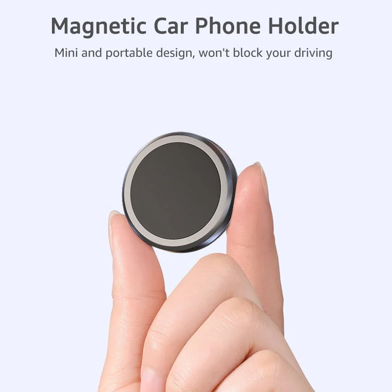 Magnetic Car Mount For iPhone Samsung Xiaomi Strong Magnet Car Steering Wheel Phone Holder Stand GPS Navigation Bracket