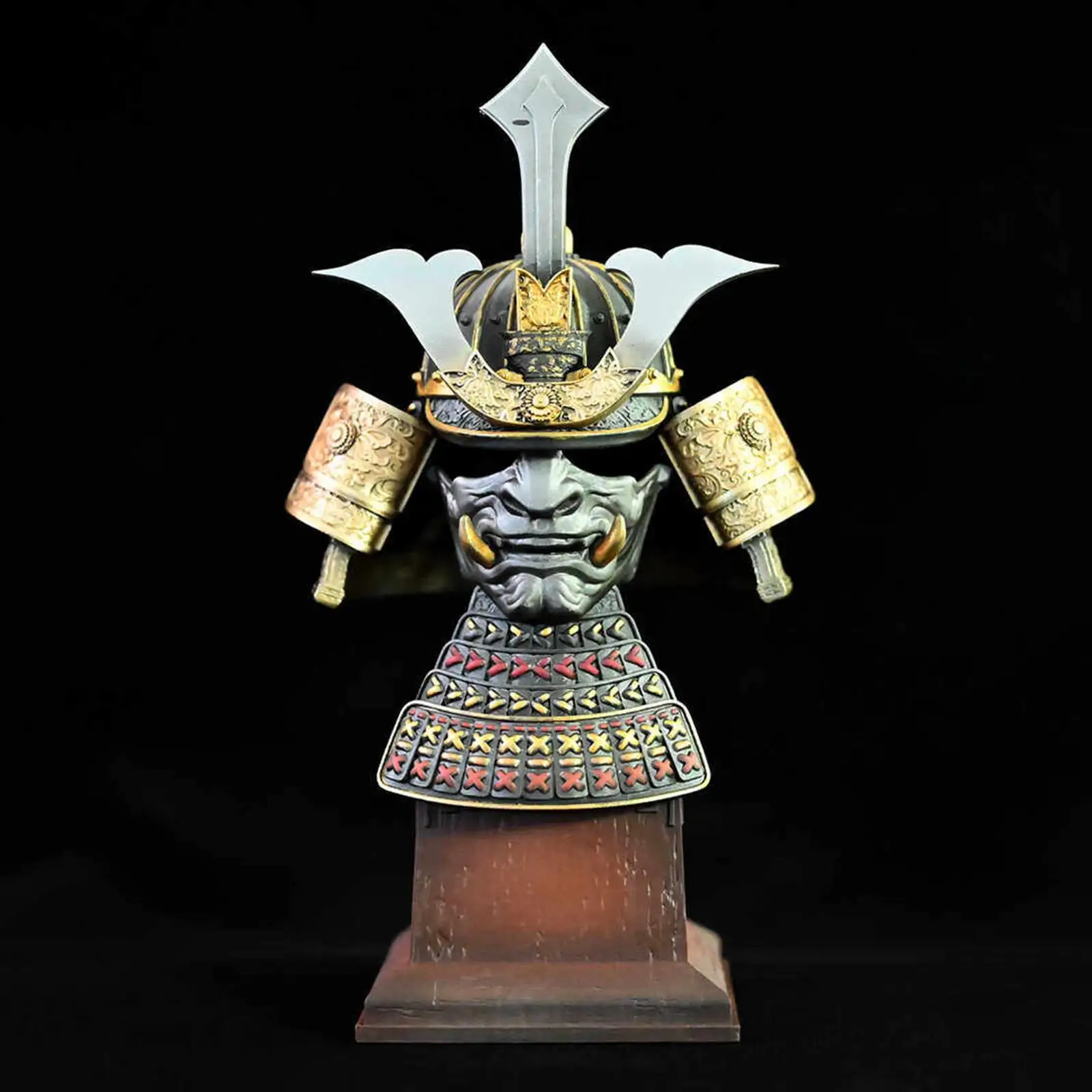 Miniature Kamakura Samurai Helmet Decorative Home Office Desk Decoration