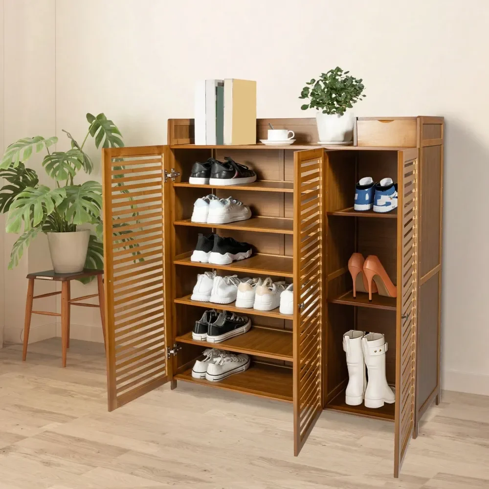 

Cabinet, Freestanding Shoe Rack, Shoe Organiazer For Entryway, Hallway, Living Room