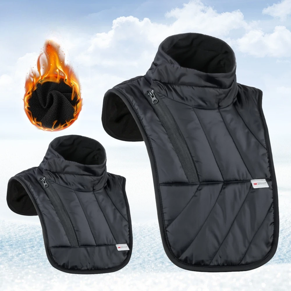 Winter Windproof Neck Gaiter Thermal Fleece Motorcycle Chest Protector Ski Riding Face Cover Outdoor Cold Weather Neck Warmer
