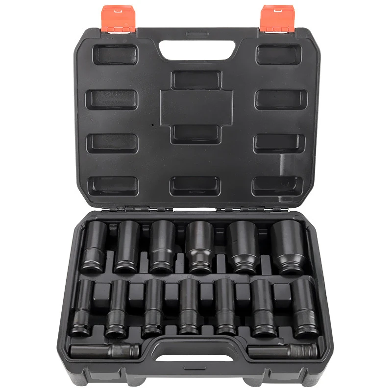 

10 Pieces 15 Pieces Pneumatic Sleeve Set Dafei 1/2 Interface 6 Angle Extended Sleeve Box