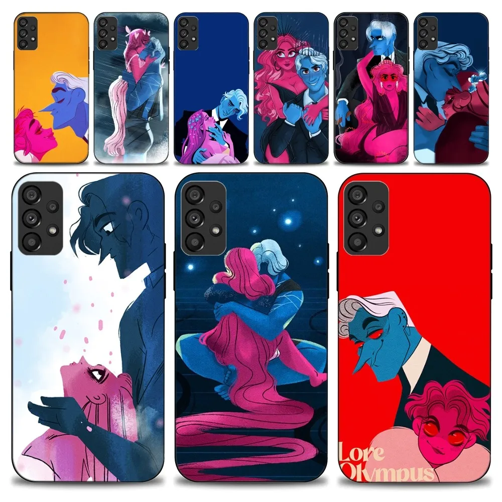 Lore O-Olympus Comics Phone Case For Samsung Galaxy S22 S23 Ultra S21 S20 FE Plus Note 20 Soft Cover