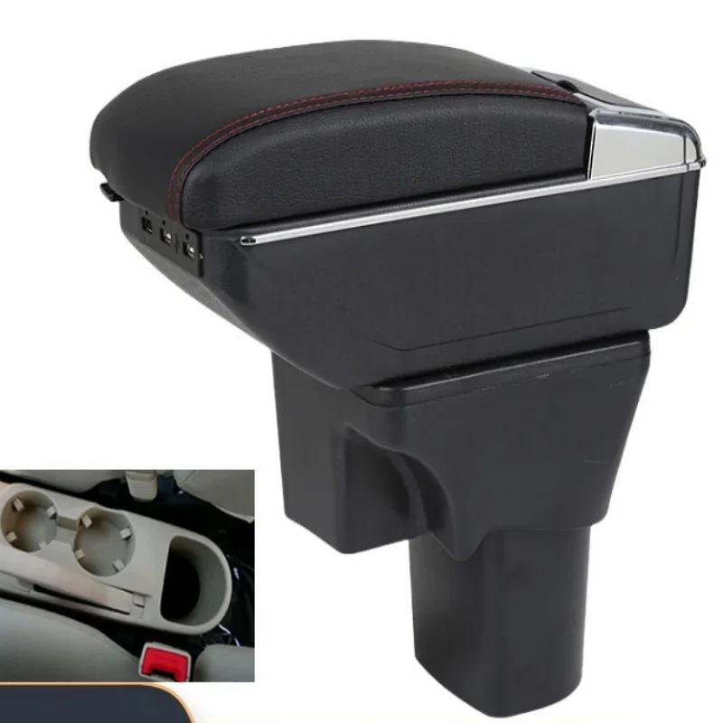 New luxury For Hyundai Accent Armrest Box For Hyundai Accent Verna Car Armrest Storage Interior parts detail Simple installation