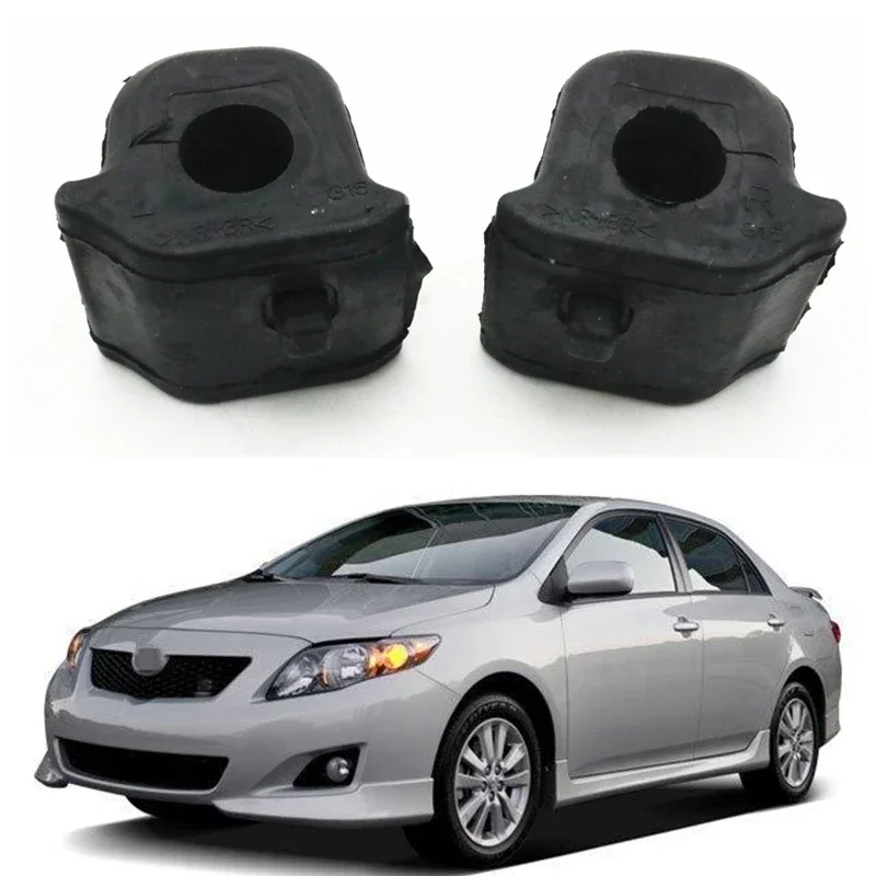 2PCS Front Stabilizer Bush Rubber Holder Bushing For Toyota Corolla 2007 2008 2009 2010 2011 2012 2013 2014 OEM:48875-12370