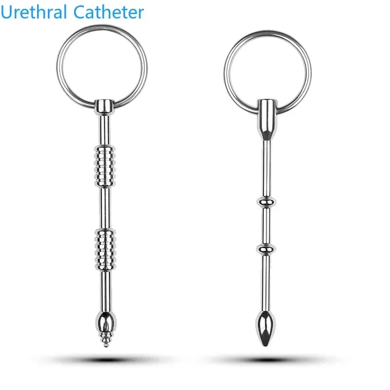 Stimulate Butt Plug Sex Toys For Men BDSM Urethral Dilatation Masturbation Penis Plug Urethral Sounding Metal Catheters Urethra