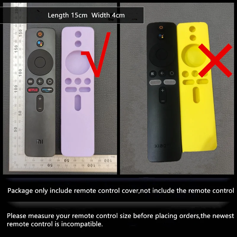 1pc Dustproof Cover for Xiaomi Mi TV Box S Remote Control Protective Case Silicone Shockproof Protector for Mi TV Stick 1080P