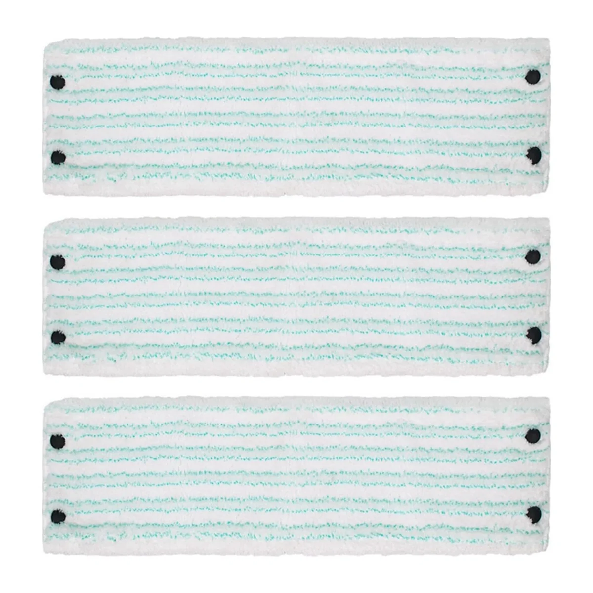 3er-Pack Mikrofaser-Wischpads für Leifheit Clean Twist Mop, waschbar, wiederverwendbare Pads als Ersatz