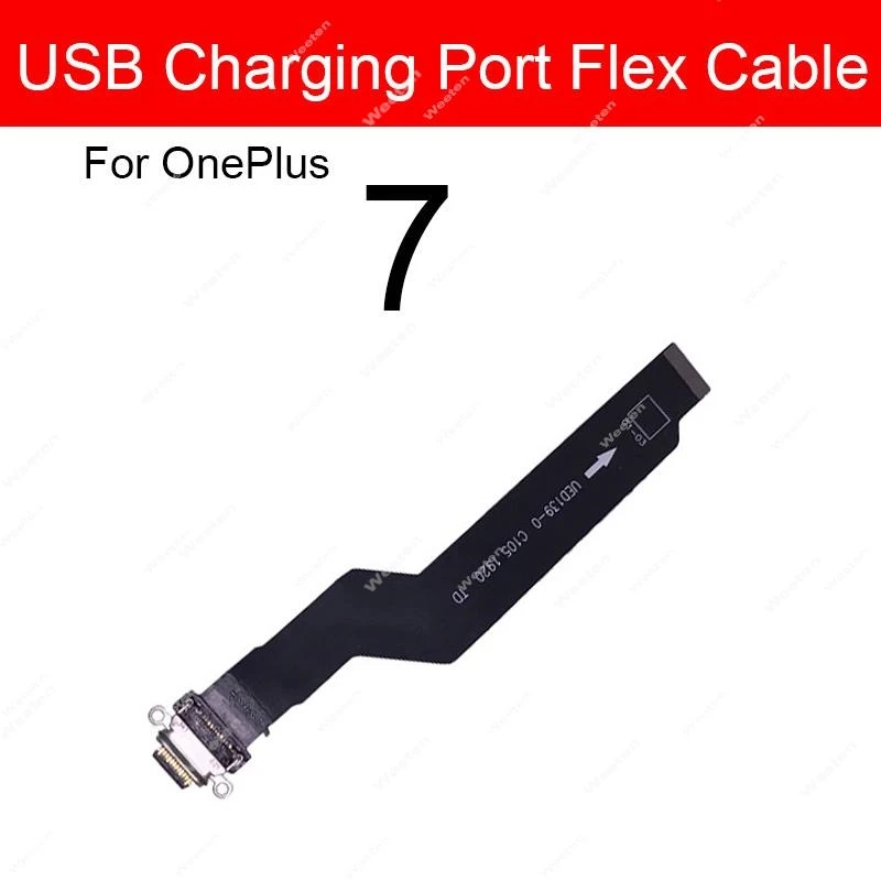 USB Charging Flex Cable For Oneplus 1+ 5 6 7 8 9 5T 6T 7T 8T Pro 9R 9RT Charger Jack Dock Port Connector Flex Cable Parts