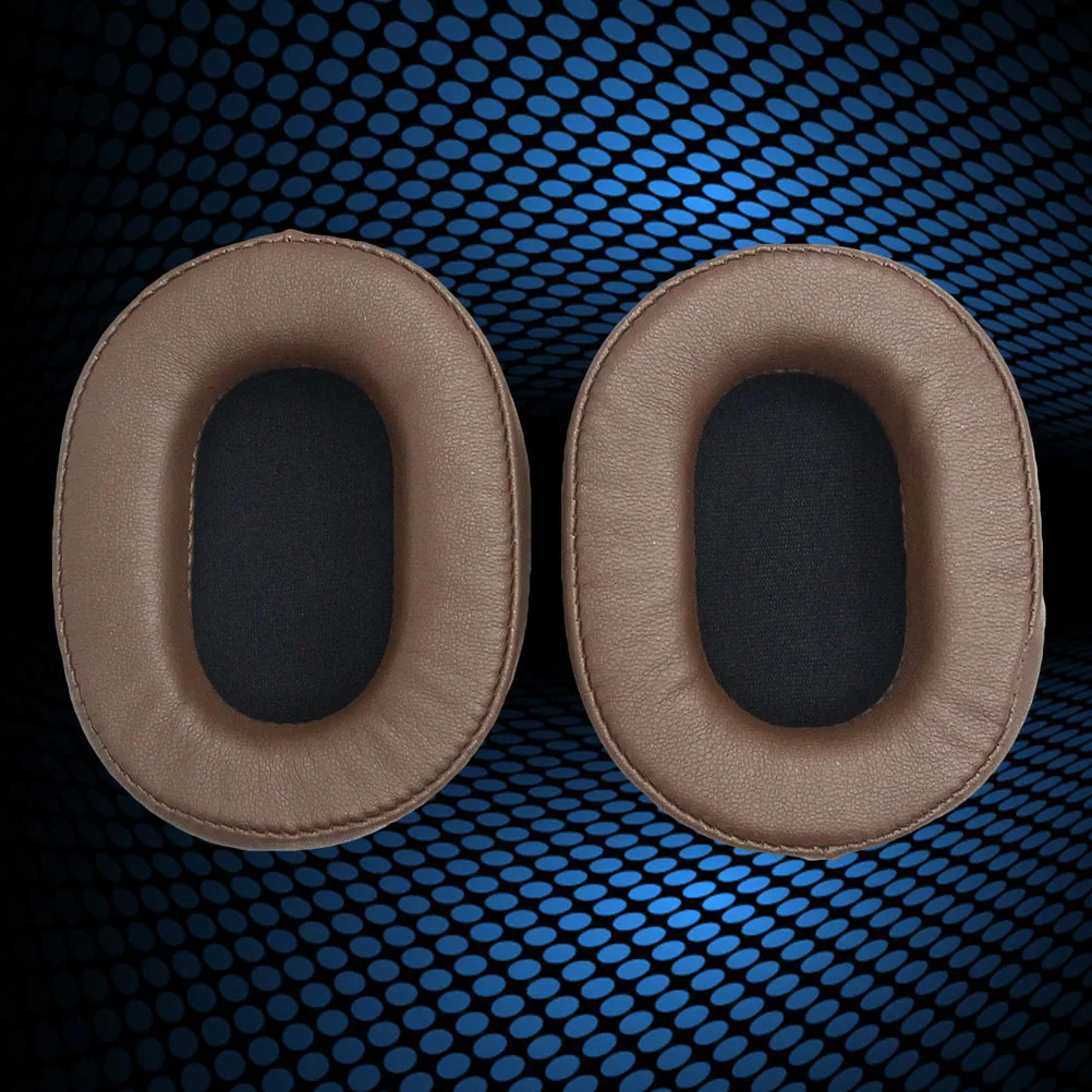 

1 Pair Replacement Ear Cushions For M50X M30 M35 M20 40X Msr7 Headphones Brown Soft Durable Ear Pads