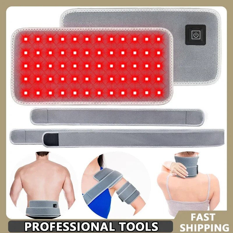 

Светодиодный красный световой терапевтический пояс для облегчения боли 660 нм 850 нм Красный инфракрасный световой коврик для талии, спины, живота, коленей, запястий, суставов, мышц