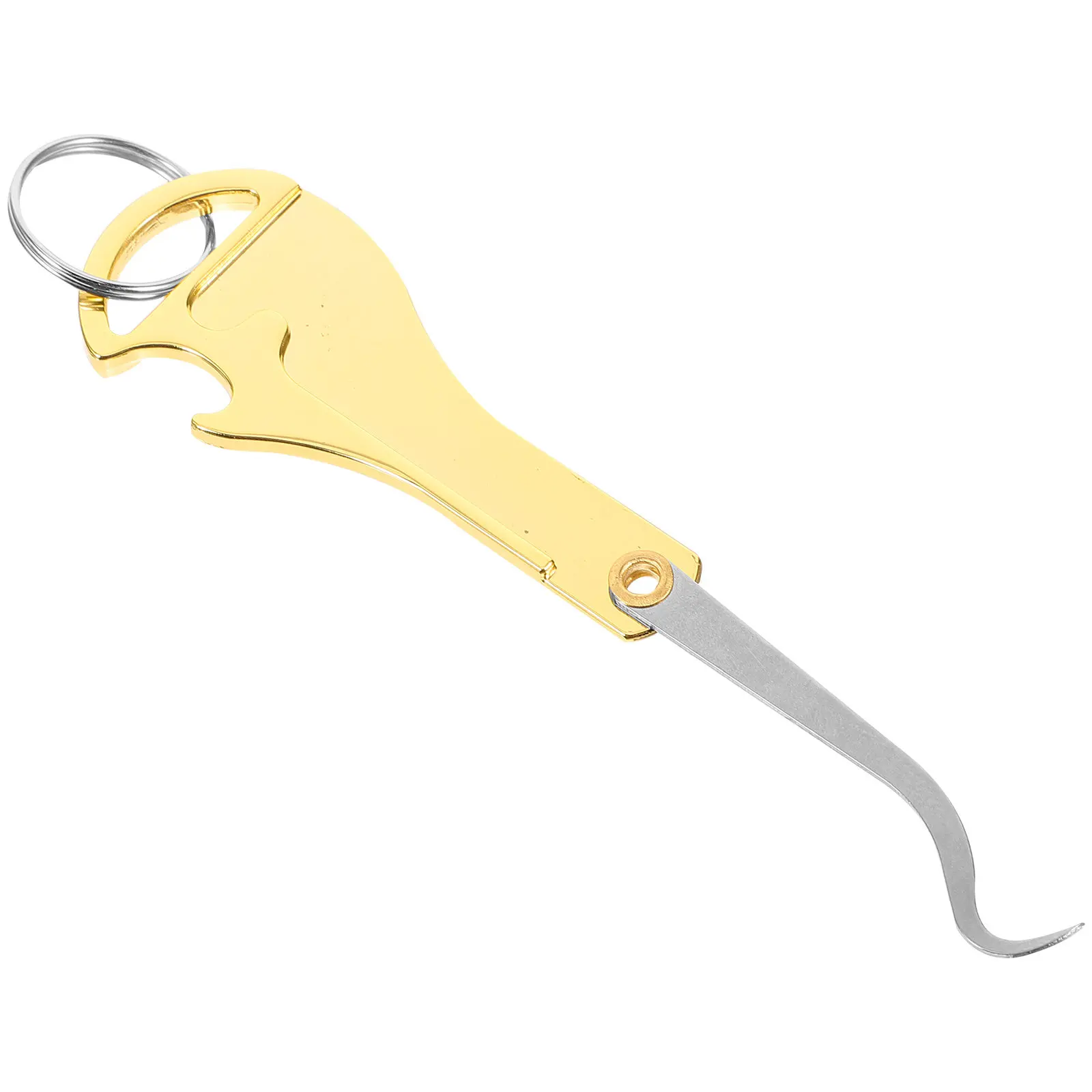 Stainless Steel Foldable Toothpick Compact Exquisitely Crafted Portable Toothpick Opener for Travel Camping Outdoor Use