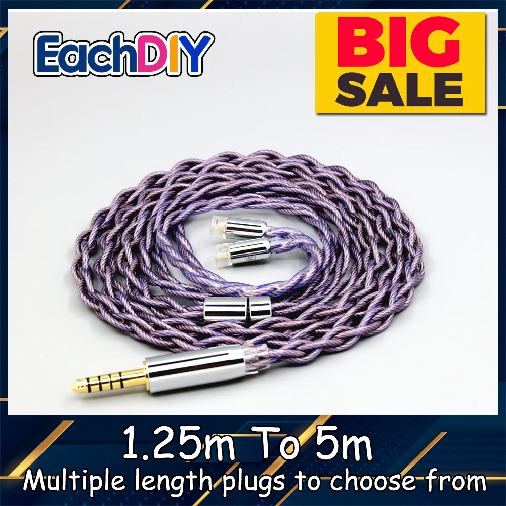 

Type2 1.8mm 140 cores litz 7N OCC Headphone Earphone Cable For Sennheiser IE8 IE8i IE80 IE80s Metal Pin LN007866