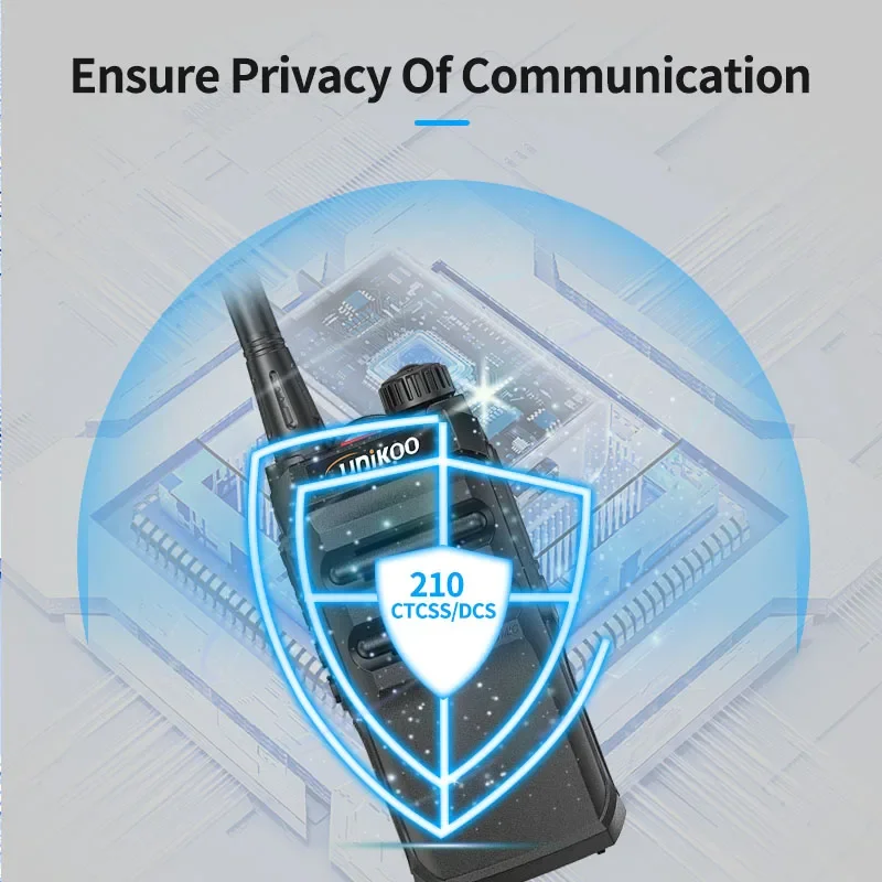 4 PCS UNIKOO Walkie Talkie UK413 Portable Long Rang PMR FRS Two Way Radio Handheld Communication Transceiver Walkies Talkies