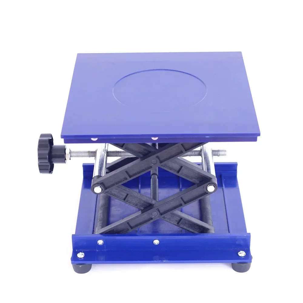 100x100mm Stainless steel Router Table Woodworking Engraving Lab Lifting Stand Rack Platform Woodworking Benches