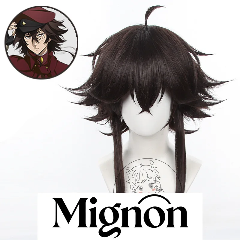 

Bungo Stray Dogs Suehiro Tetsuchō cosplay wig flipped up short hair simulation scalp Halloween gift