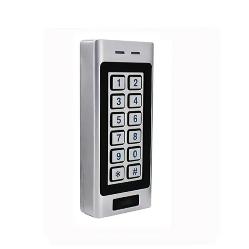 Office Entry Door Controller Metal Keypad 125KHz RFID Card Reader Dual Relay Signal Output Security Unit