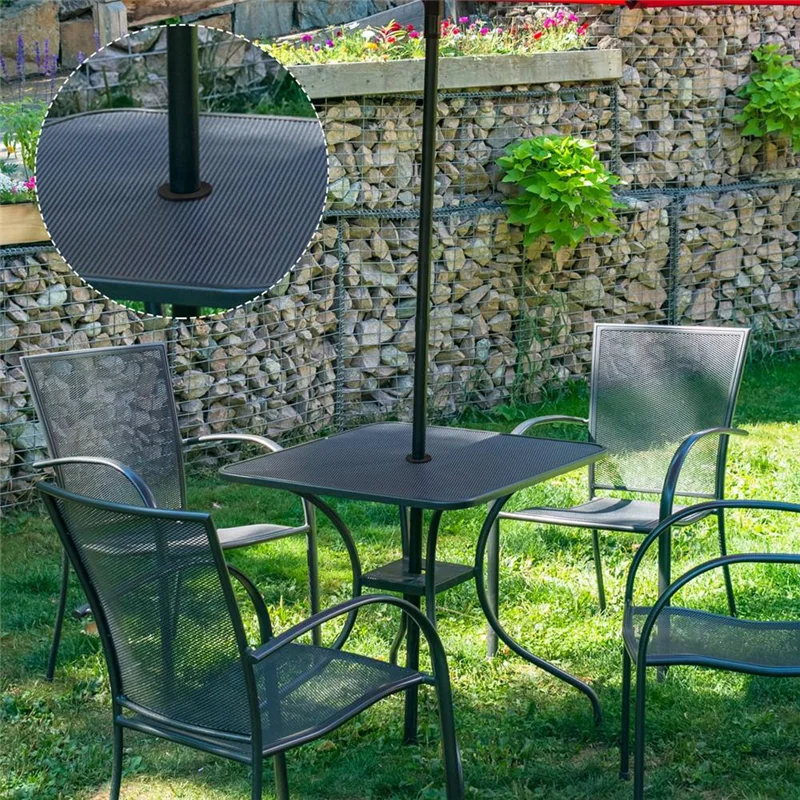 2Pcs Umbrella Table Ring Hole, Silicone Umbrella Cone Wedge Plug Sleeve Patio Adapter Umbrella Table Hole Insert-AA26