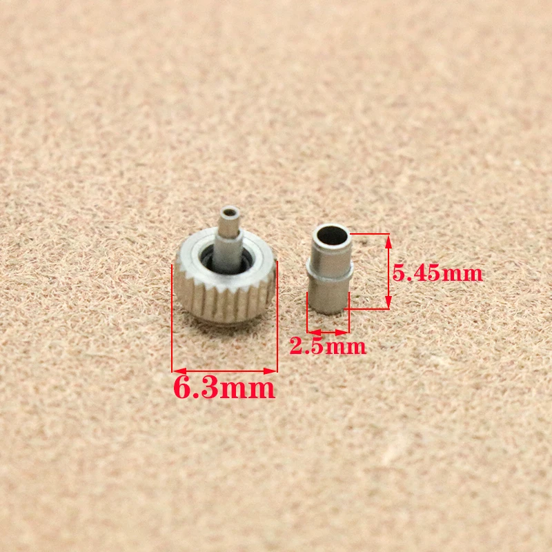 Watch Accessories 6.3mm All Steel Head Crown Adjustment Time Button 1PC  For Omega Parts Tools