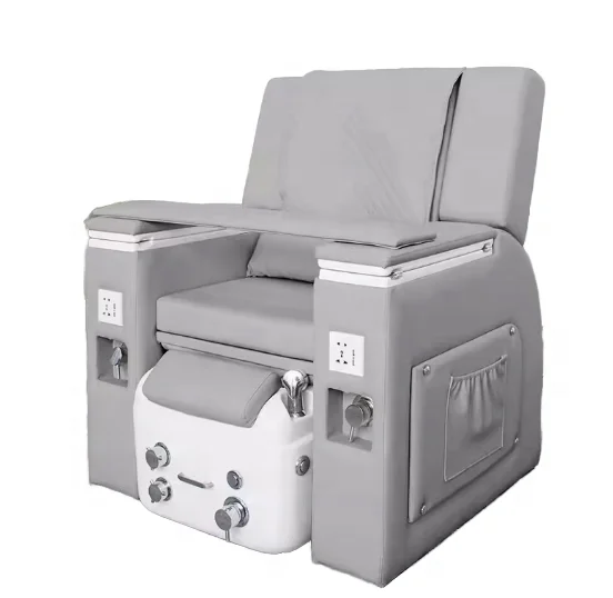 Customizable Luxury Electric Massage Multi-Functional Manicure Foot Spa Salon Furniture with Foot Bath Sofa