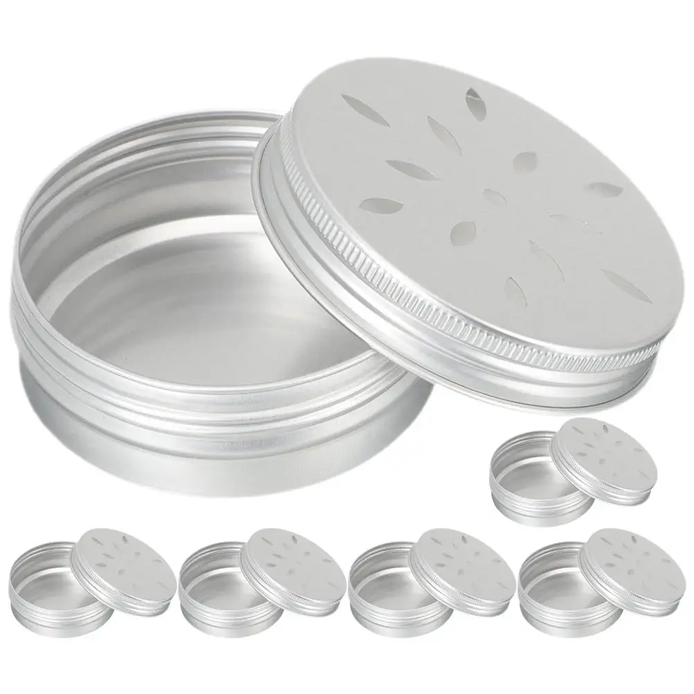 

6pcs Dog Scent Training Boxes Aluminum Containers Puppy Work Clicker Metal Tins Odor Case Dog Agility Equipment