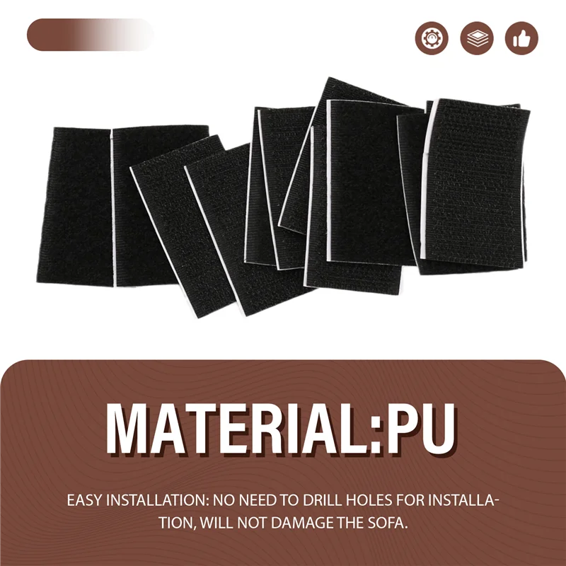 2025 حار نمط عدم الانزلاق فو الجلود مسند الرأس حامي لكرسي كرسي ، غطاء مسند الرأس لغطاء أغطية الأثاث