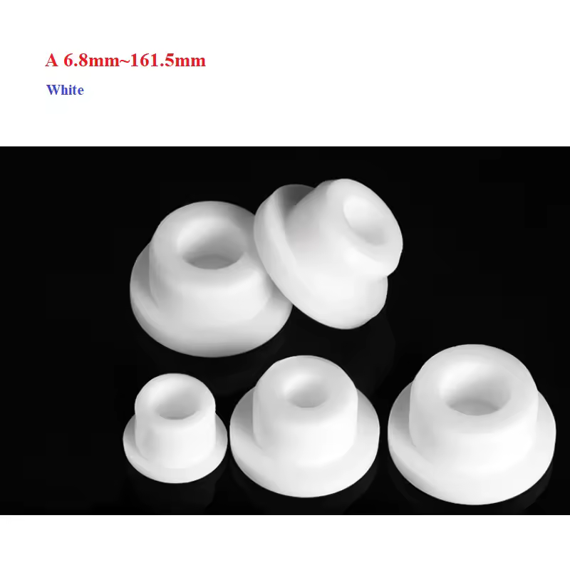 Tapones de sellado huecos de 6.8-161.5mm, negros/blancos, tapas ciegas, tapones antipolvo, insertos para tuberías, tapones tipo T