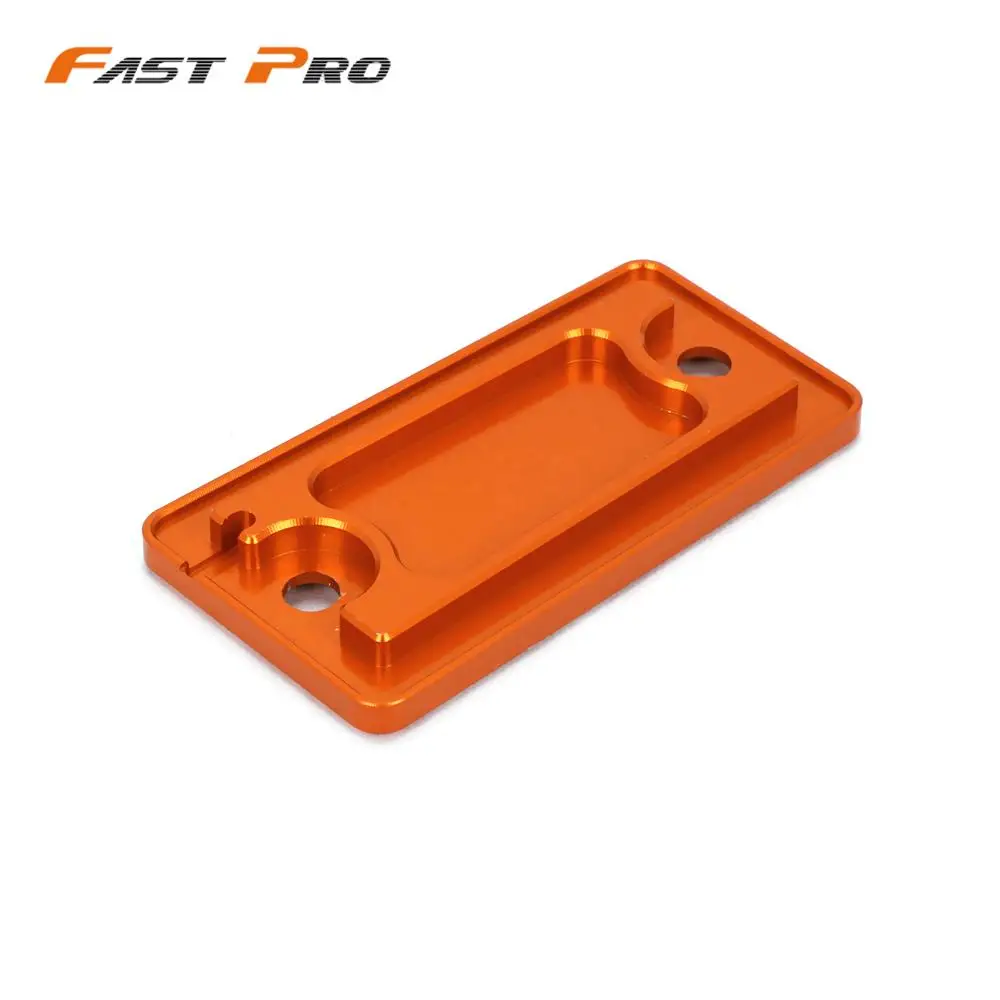 CNC Front Brake Fluid Reservoir Cover Cap Orange For Husqvarna FC FE FX TC TE TX 150i 250 250i 300i 350 450 501 2018-2021