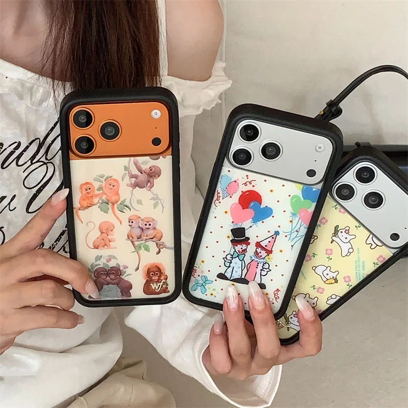 Flor selvagem Nick Sturniolo coringa Coelho Envoltório de Presente Coelho Caso de Telefone para iPhone 17 16 15 14 13 12 Pro Max Plus WF Anime capa traseira