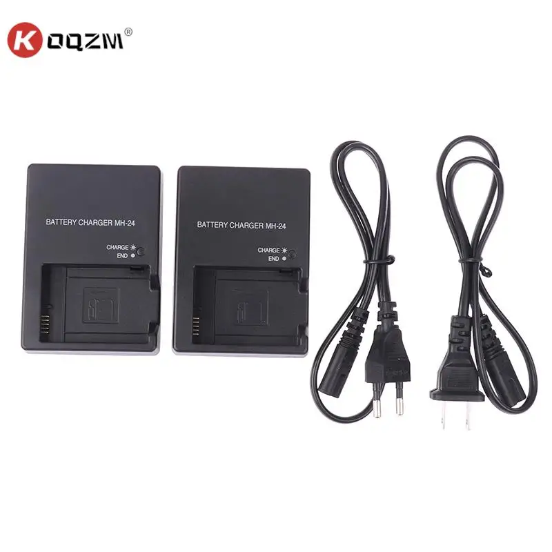 1pc Black Battery Charger US EU For Camera For Nikon MH-24 Mh24 EN-EL14 P7100 P7000 D5100 D3100 Battery Charger accessories