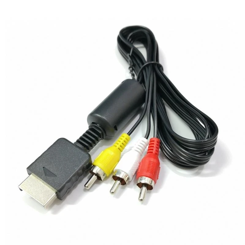 02DD 1.8m Video AV Cable Cable 3 RCA Cable para Cable Gamepad consola