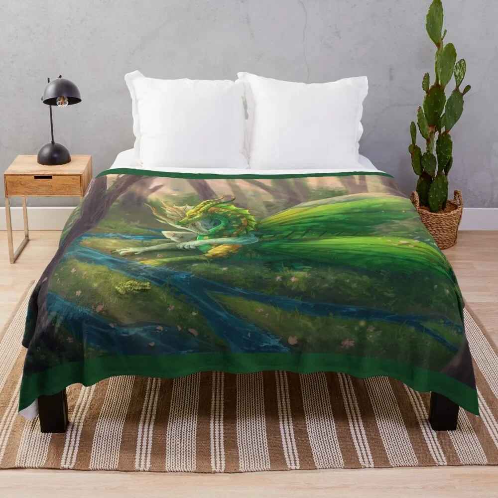 

Wings of Fire - Sundew and Willow Throw Blanket Decorative Sofas Luxury Blankets