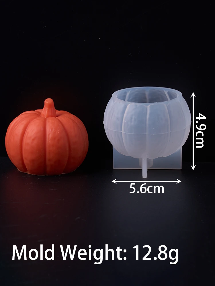 S/M/L Kürbis Silikon Kerze Form DIY 3D Halloween Ornament Duft Kerze Form Beton Handwerk Geschenk Party decor Machen Werkzeuge